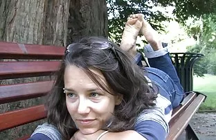 XXX Outdoor sex with Busty blonde